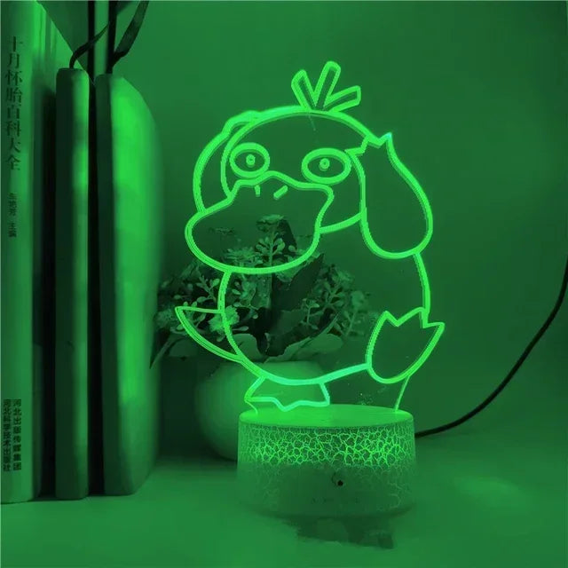 New Anime Pokemon Led 3D Night Light Kids Toy Anime Figures Cute Pikachu Bedside Lamp for Children Bedroom Decor Birthday Gift