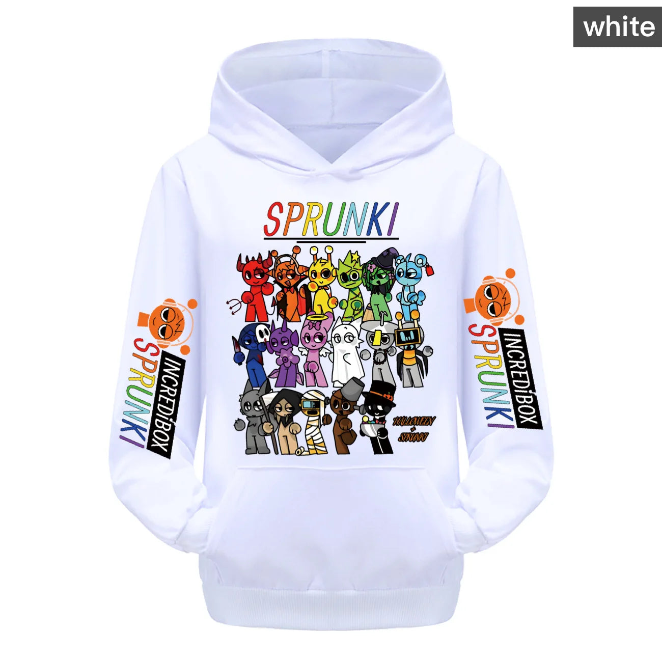 Hot Sprunki Incredibox Coat Boys Boys Clothes Cartoon Hoodies Kids Sweatshirts Pullover Outerwear Hoodie Girls  Streetwear Hoody