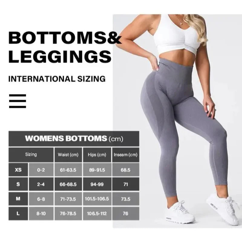 Seamless Spandex Leggings Women Soft Workout Tights