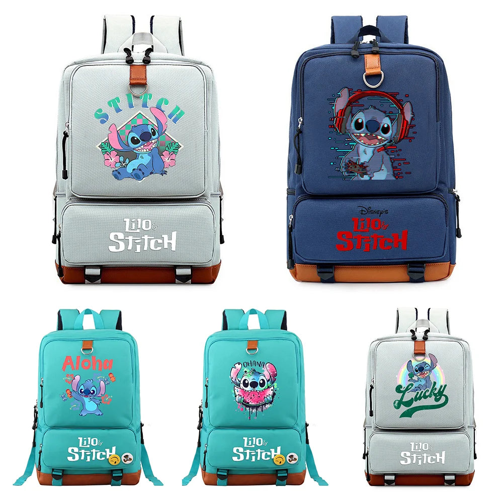 Disney Lilo Stitch Backpacks Teenagers Children Daily Travel Backpack Mochila For Boys Girls School Bags Rucksack