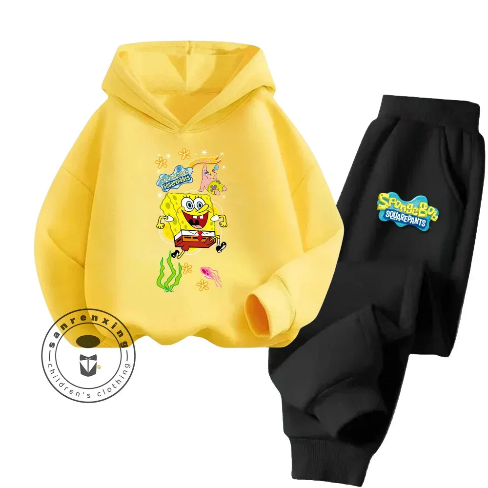 SpongeBob Kawaii Hoodie Keep Your Little Ones Warm This Winter Anime-Inspired Styles in 7 Different Colors and Soft Long Sleeves