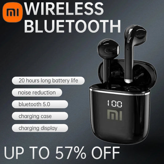 MIJIA Xiaomi-øretelefoner Bluetooth 5.0-hovedtelefoner TWS Vandtætte In-ear trådløse øretelefoner Sport Gaming Headsets 9D med mikrofon