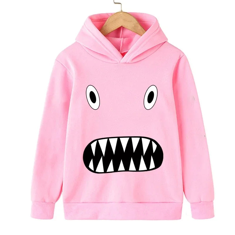 Casual Rainbow Friends Hoodie Kids Boys Clothing Child Top Casual Cartoon Printing Warm Coat Girls' Long Sleeve Sweatshirt