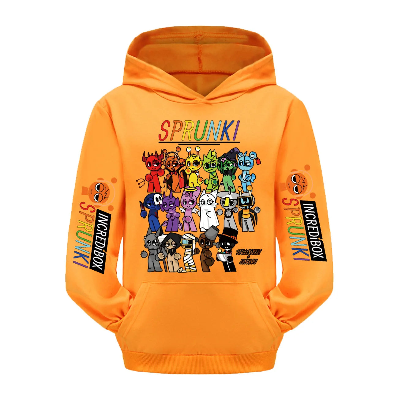 Hot Sprunki Incredibox Coat Boys Boys Clothes Cartoon Hoodies Kids Sweatshirts Pullover Outerwear Hoodie Girls  Streetwear Hoody