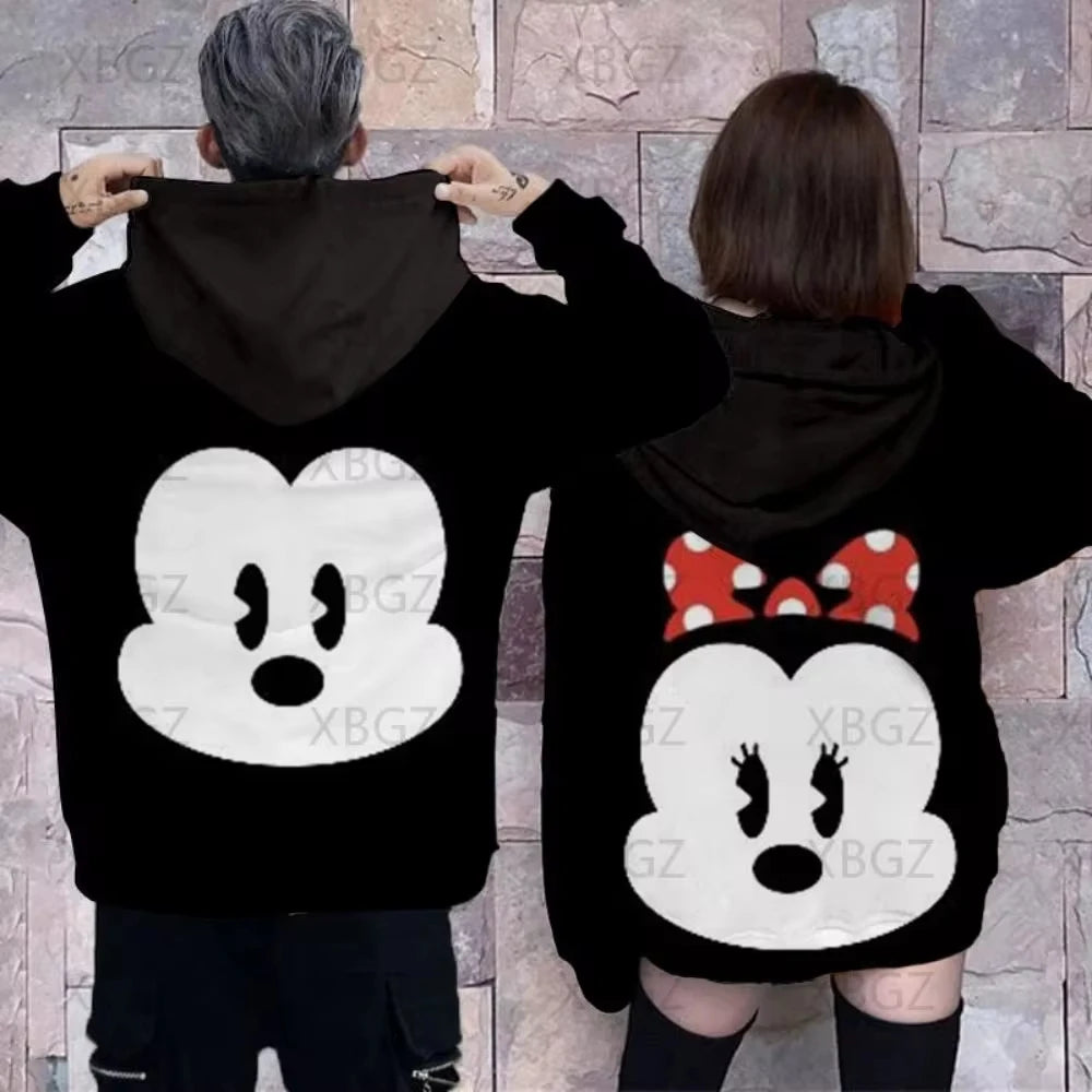 MINISO Couple Outfit Hoodies Women's Casual Sweatshirt Couple Hoodie Men's Women Clothing Y2k Print Top 2025