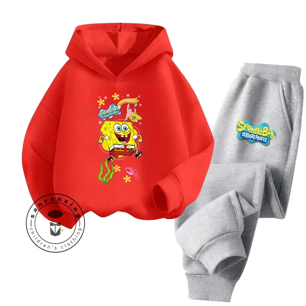 SpongeBob Kawaii Hoodie Keep Your Little Ones Warm This Winter Anime-Inspired Styles in 7 Different Colors and Soft Long Sleeves