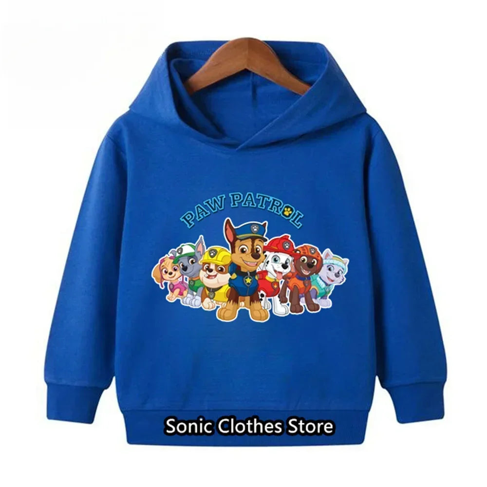 Child Paw Patrols Hoodie Kids Clothes Boys Girls Clothing Spring Autumn Sweatshirts Trapstars Cartoon Clothes Hoodie