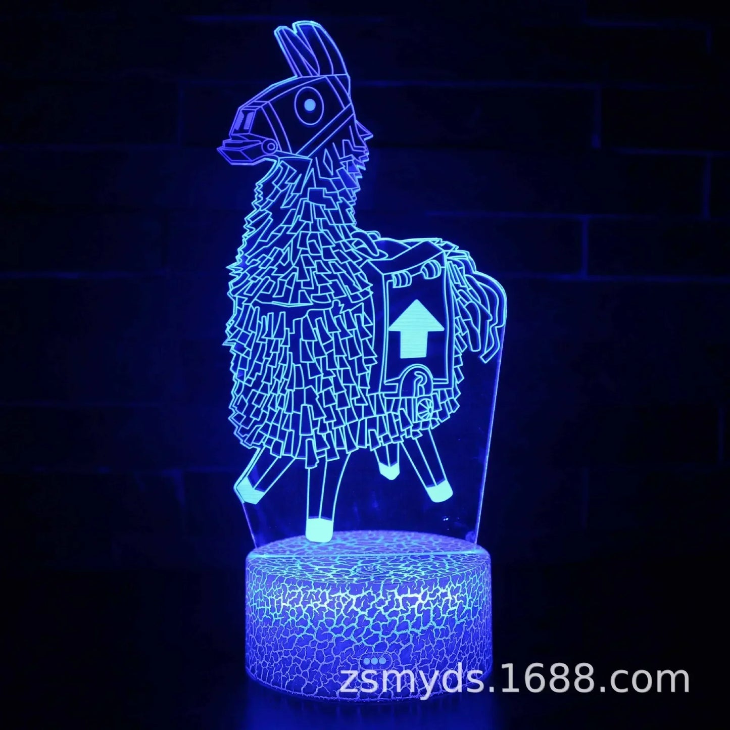 Fortnite 3D Illusion Lamp Game Setup Patterns LED Night Light Gamer Decoration Table Lamp Game Room Decor