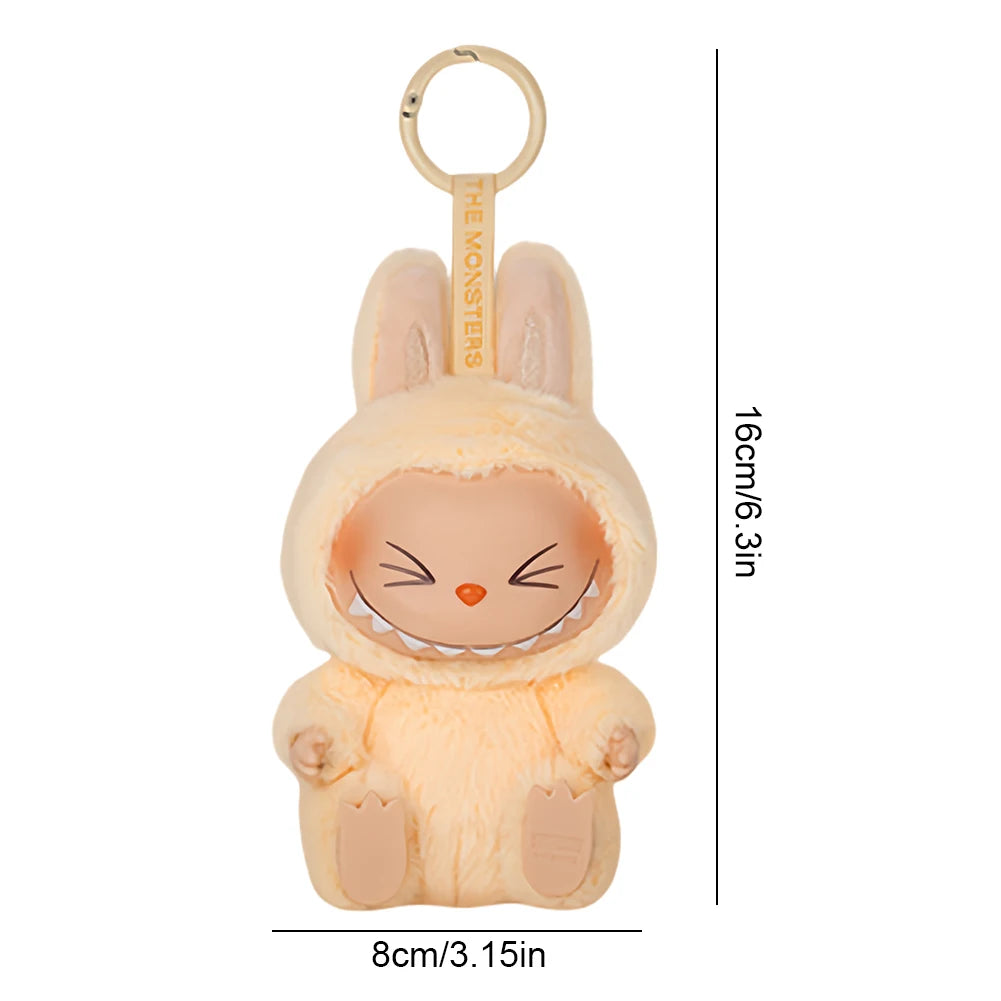 Hot Sale Anime Figure Labubu Have A Seat Series Vinyl Pendant Doll Model Toy Cute Monster Replica Keychain Toys Birthday Gifts