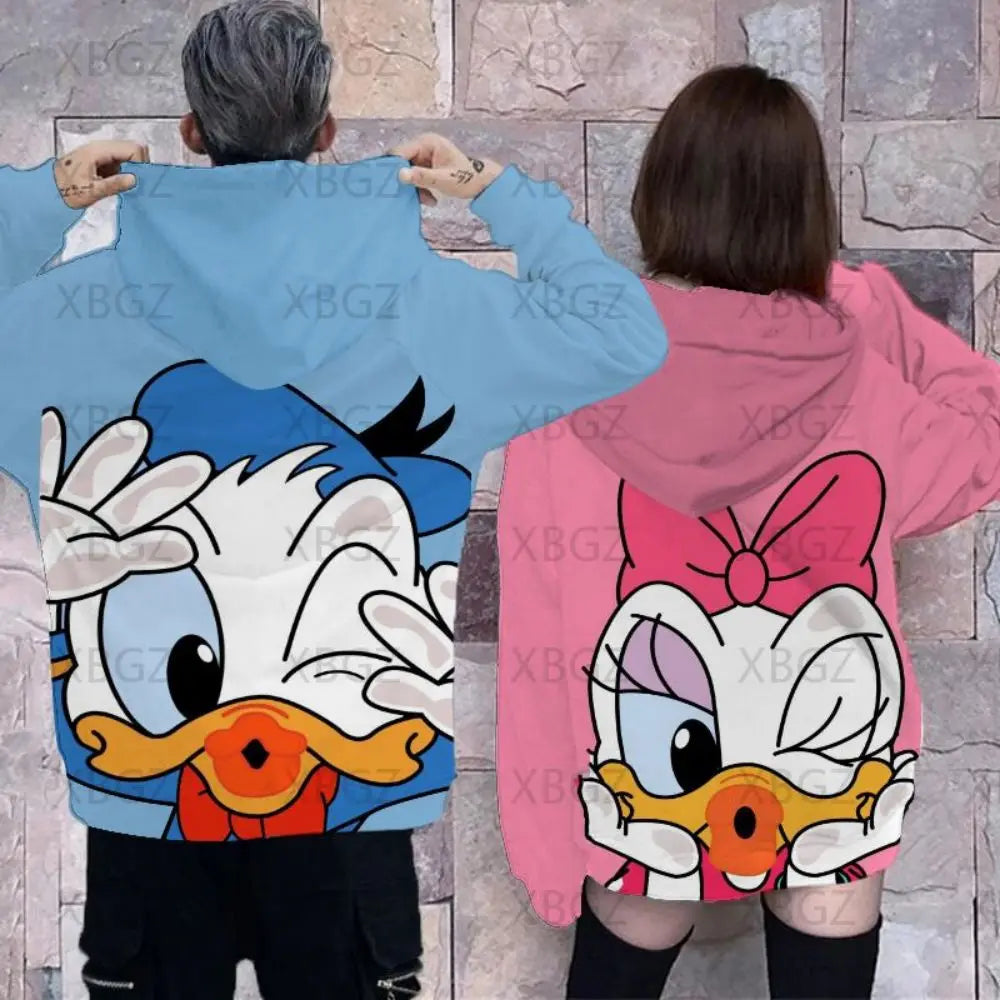 Disney Stitch Sweatshirt Woman 2024 Men's Sweatshirts Fashion Y2k Hoodie  Women's Couple Outfit Lovely Hoodies 3D Print Stitch