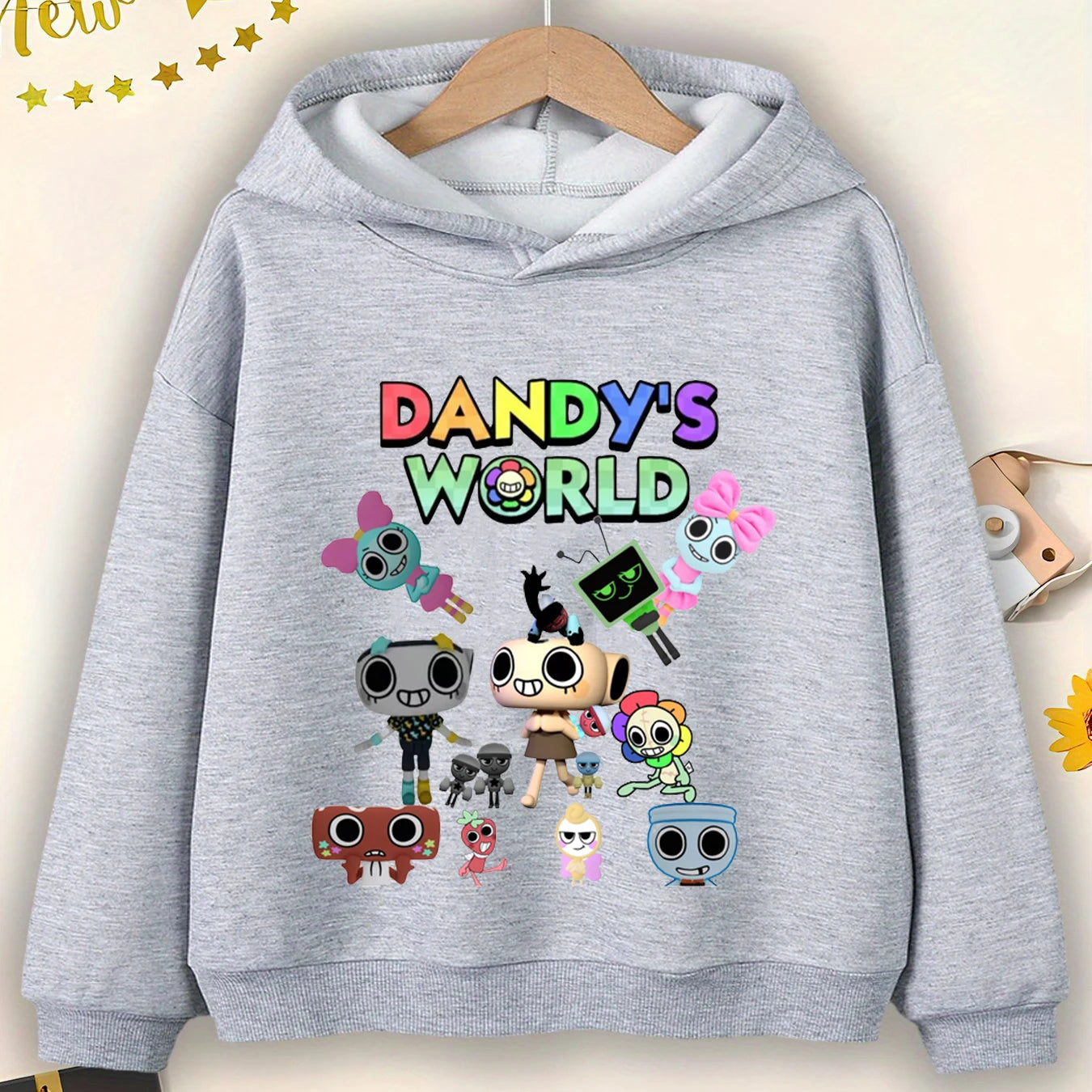 Game Dandy's World Hoodie Kids Fashion Clothes Baby Girls Sweatshirt Boys Hooded Pullover Dandys World Children Cartoon Hoodies