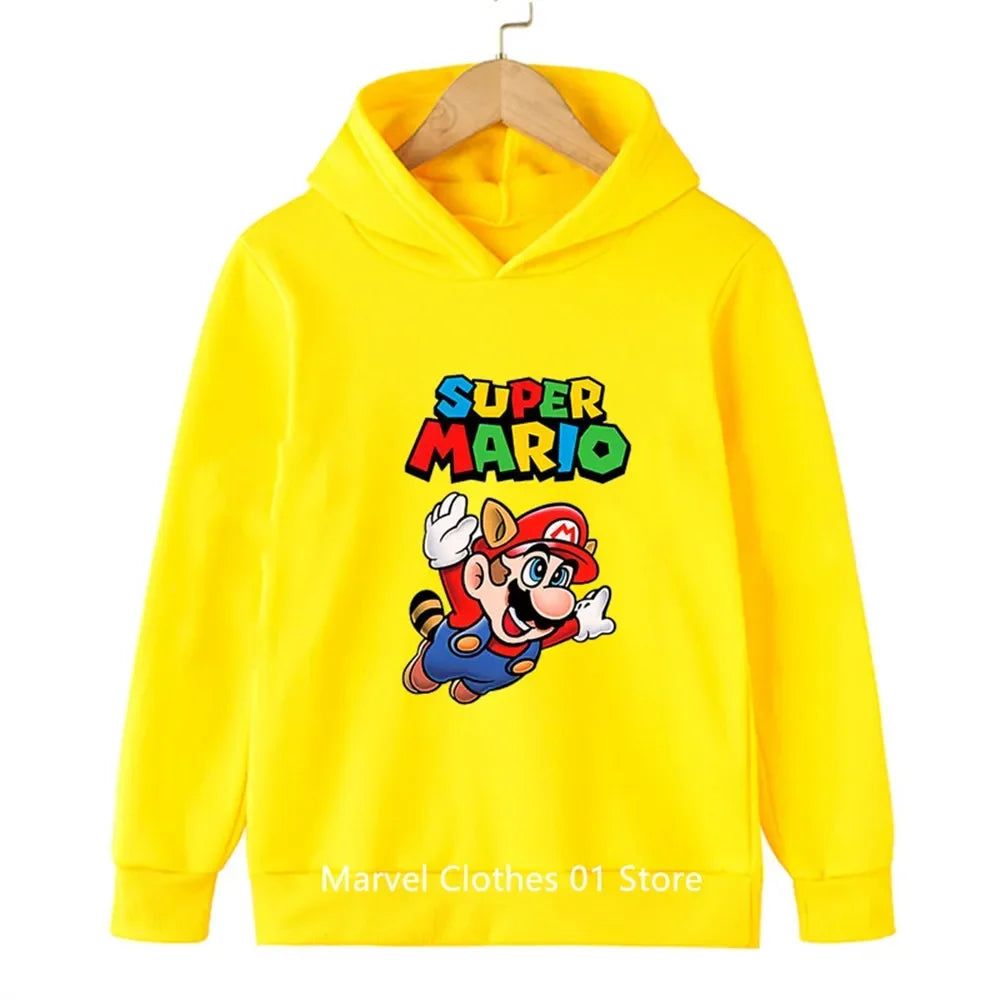 Fashion Children Game Sonic Hoodie Kids Sweatshirt Baby Boys Girls Cartoon Pullovers Kids Autumn Clothes Bros Hoodies