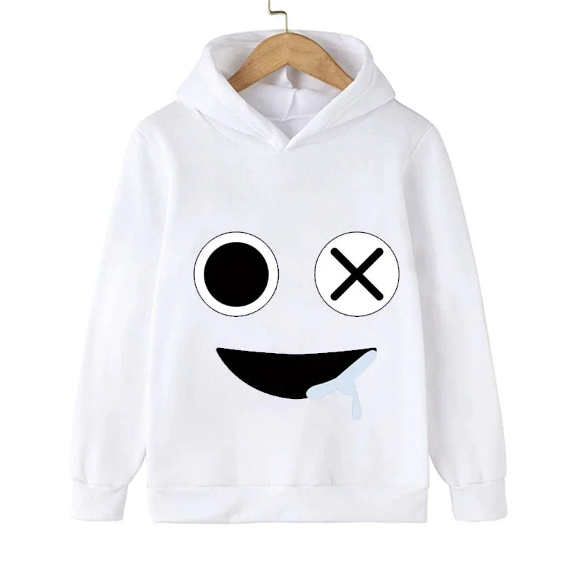 Casual Rainbow Friends Hoodie Kids Boys Clothing Child Top Casual Cartoon Printing Warm Coat Girls' Long Sleeve Sweatshirt