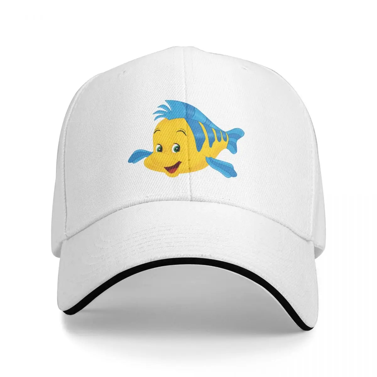 Flounder Baseball Cap Bobble Hat Golf Cap Visor Men Hats Women's