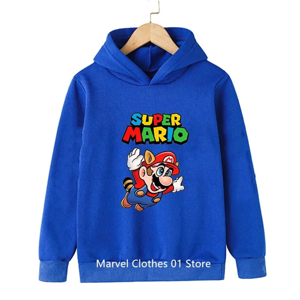 Fashion Children Game Sonic Hoodie Kids Sweatshirt Baby Boys Girls Cartoon Pullovers Kids Autumn Clothes Bros Hoodies