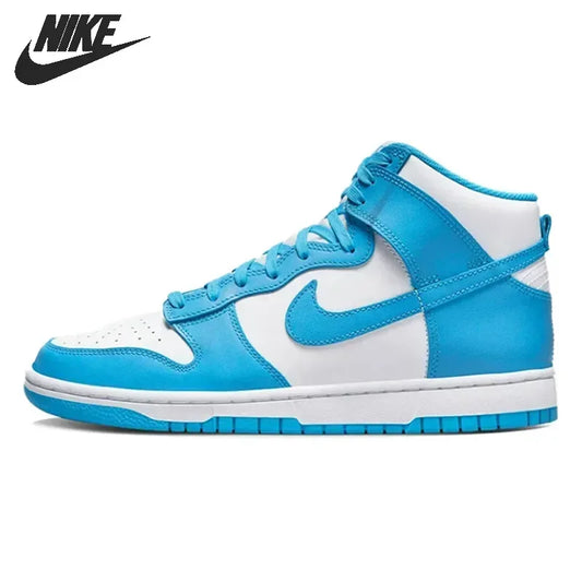 NOke Retro Dunk Skate Shoes for Men and Women, Classic Sneakers, Laser Blue