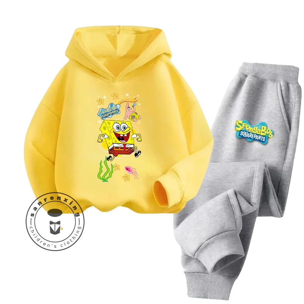 SpongeBob Kawaii Hoodie Keep Your Little Ones Warm This Winter Anime-Inspired Styles in 7 Different Colors and Soft Long Sleeves