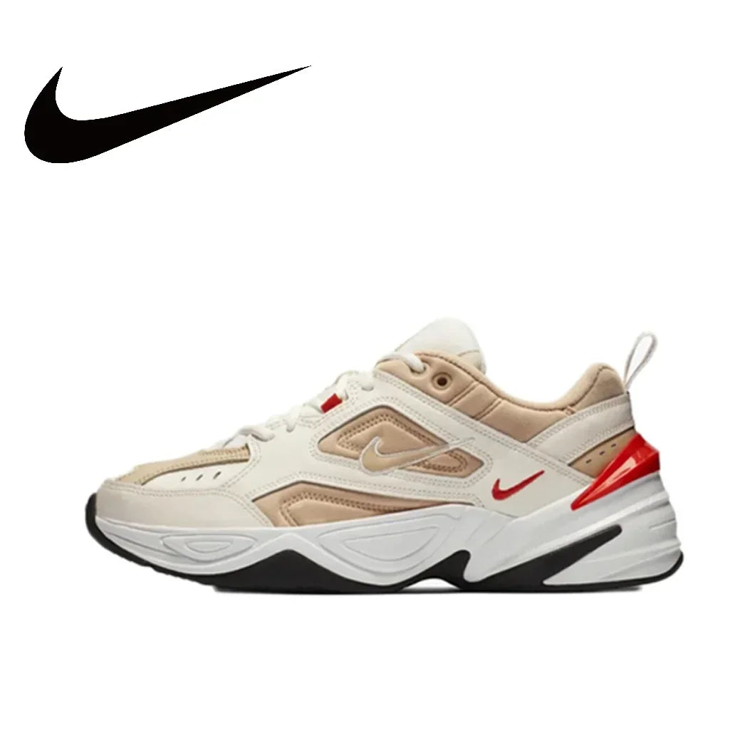 Nike Original Gray M2K Tekno Low Mens Running Shoes Retro Classic Comfortable Shock Absorbing Sneakers