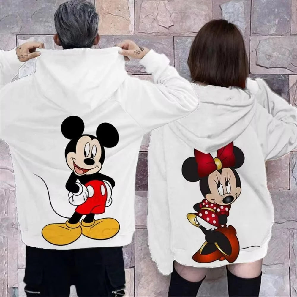 MINISO Couple Outfit Hoodies Women's Casual Sweatshirt Couple Hoodie Men's Women Clothing Y2k Print Top 2025