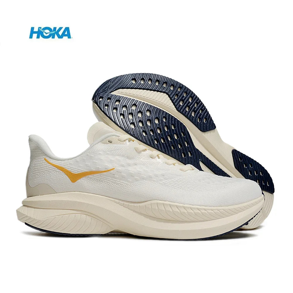 Original Hoka Mach 6 Men Women Lightweight Running Shoes Elastic Cushioning Sneakers Breathable Outdoor