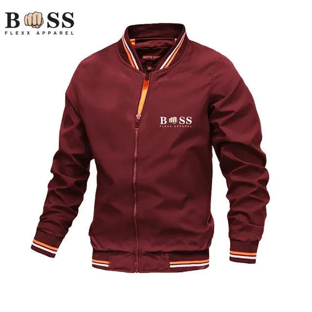 spring autumn fashion men's bomber jacket, outdoor casual street clothing, motorcycle clothing, windproof jacket, new fashion