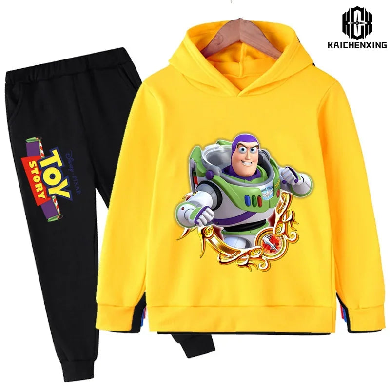 Toy Story Children's Sweatshirts Autumn Long Sleeve Sweater Kids Clothes Boys And Girls Sweatshirts Buzz lightyear Baby Suit