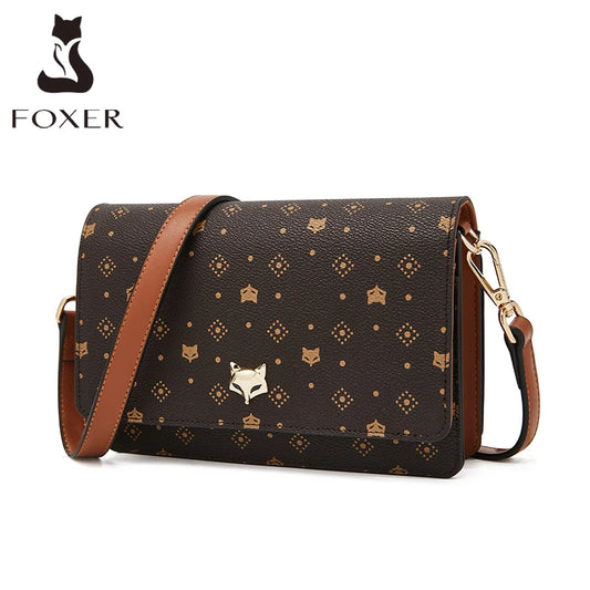 Crossbody Bag Women's Purse Monogram Design Lady Flap Messenger Bag