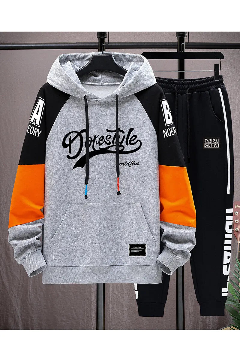 2025 Brand Spring Autumn Hoodie Suit Men's Fashion Hoodie Brand Pants Casual Jogging Set Sports Wear Sweatshirt