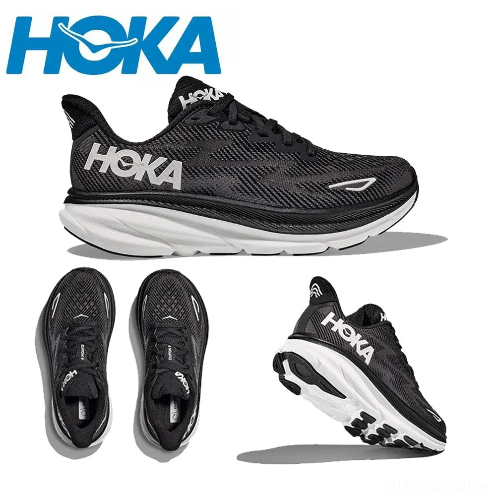 Originale Hoka Clifton 9 løbesko Herre Letvægts dæmpning Marathon åndbare Highway Trainer Sneakers