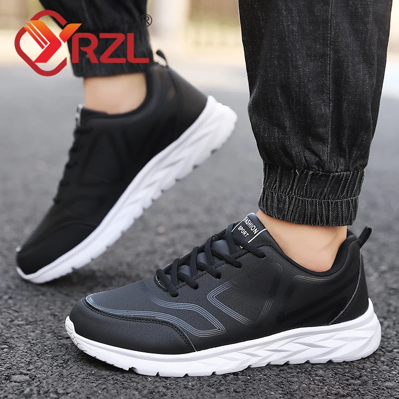 Leisure Outdoor Non-slip Male Artificial Leather Sports Shoes