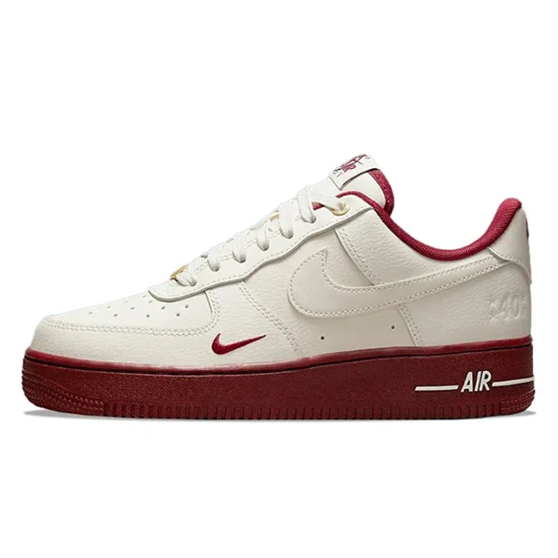 NIKE'S Air Force 1 Low 07 Men's and Women's Skateboard Shoes, Irritation Ics, Léon's Day