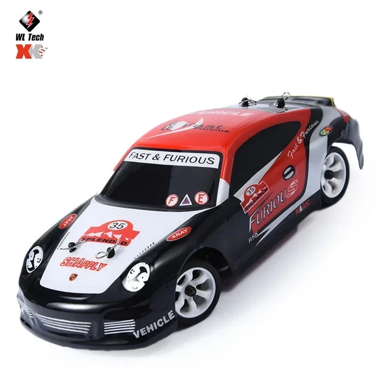 WLtoys K989 K969 Remote Control Four-Wheel Drive Car Charger Electric Toys Mini Race Car 1:28-Ratio High-Speed Off-Road Vehicle