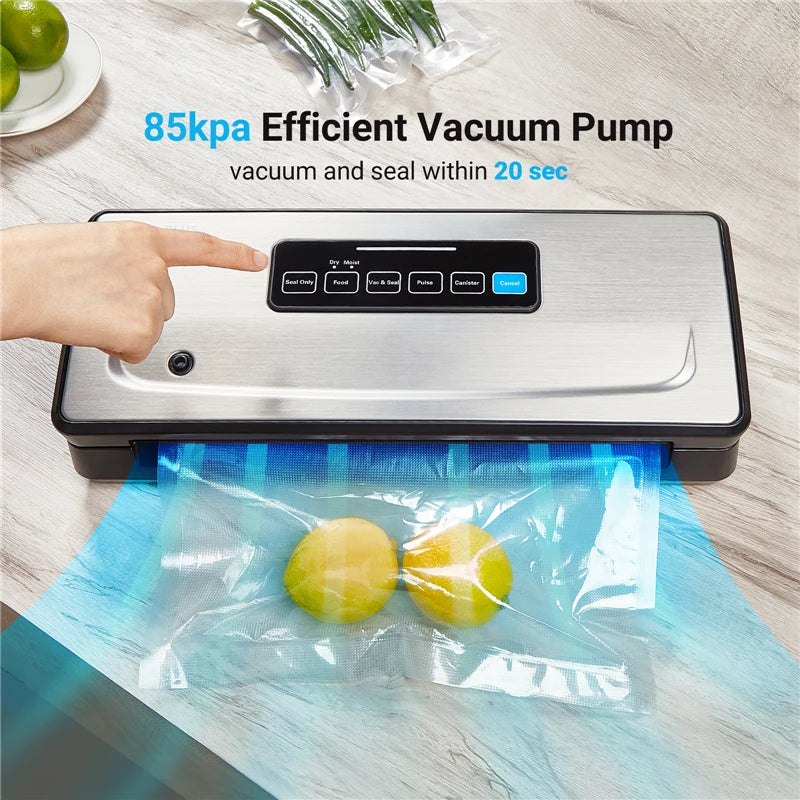 INKBIRD Dry/Moist/Pulse/Canister Modes Vacuum Packing Machines Ziploc Vacuum Sealer Food Preservation Kitchen Cooking Appliances