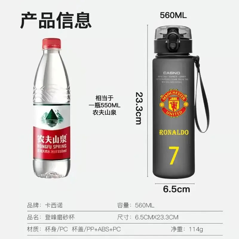 560ML Super Mario Sport Water Bottle Anime Leakproof Drinking Bottles Outdoor Children Large Capacity Kettle Drinking Water Cup