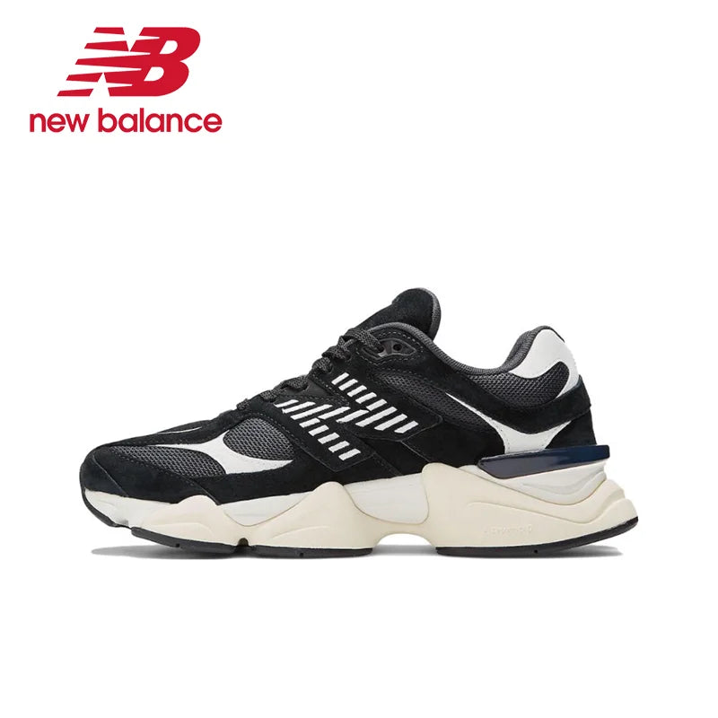 Original New Balance NB 9060 Non-Slip Lightweight Sports Casual Shoes Light Grey Men's and Women's Unisex Sneakers U9060GRY