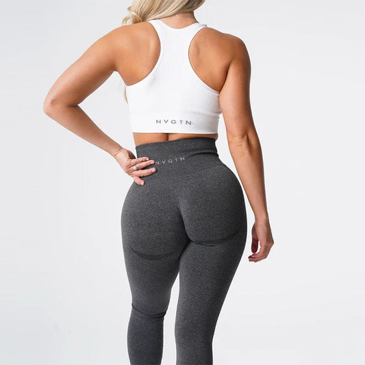 Seamless Spandex Leggings Women Soft Workout Tights