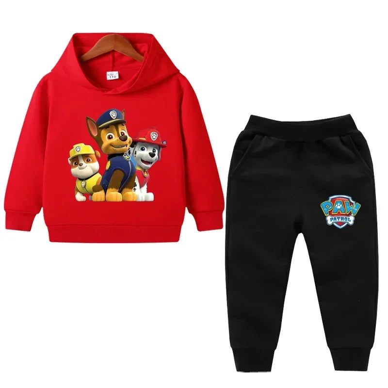 PAW Patrol Spring Autumn Children Clothing Suit Baby Boys Girls Clothes Kids Sport Hoodies Pants 2Pcs Sets Toddler Tracksuits