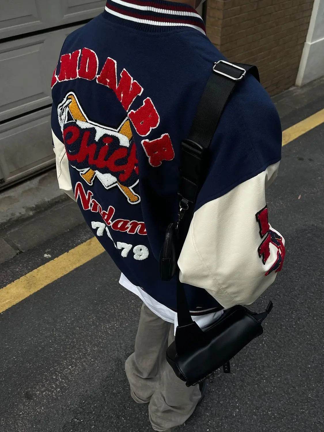 American Baseball Uniform for Men, High Street, Hip-Hop Coat, Towel Embroidered, Goth, Retro, Casual, Loose, Joker Couple Jacket