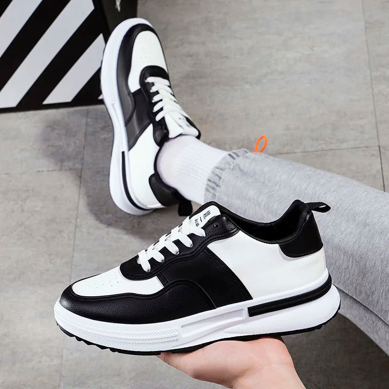 Leather Breathable Casual Sneakers