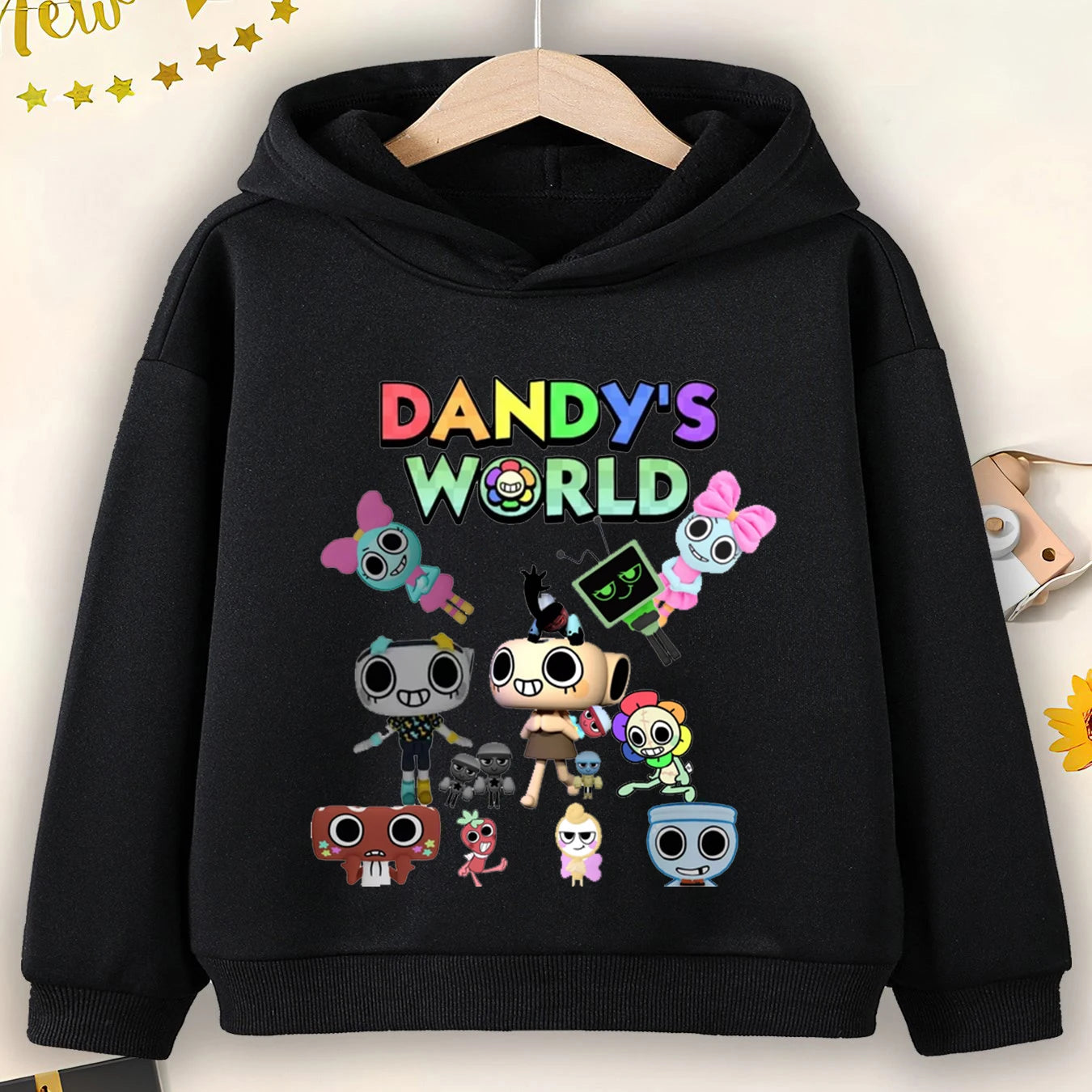 Fashion Dandys World Hoodie Creative Boys Girls Cute Cartoon Clothes Casual Pullover Dandy's World Game Sweatshirts Kids Hoodies