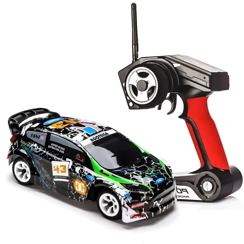 WLtoys K989 1:28 4WD 2.4G Mini RC racerbil Højhastigheds off-road fjernbetjening Drift Legetøj Legeret køretøj til børn Børn Gave