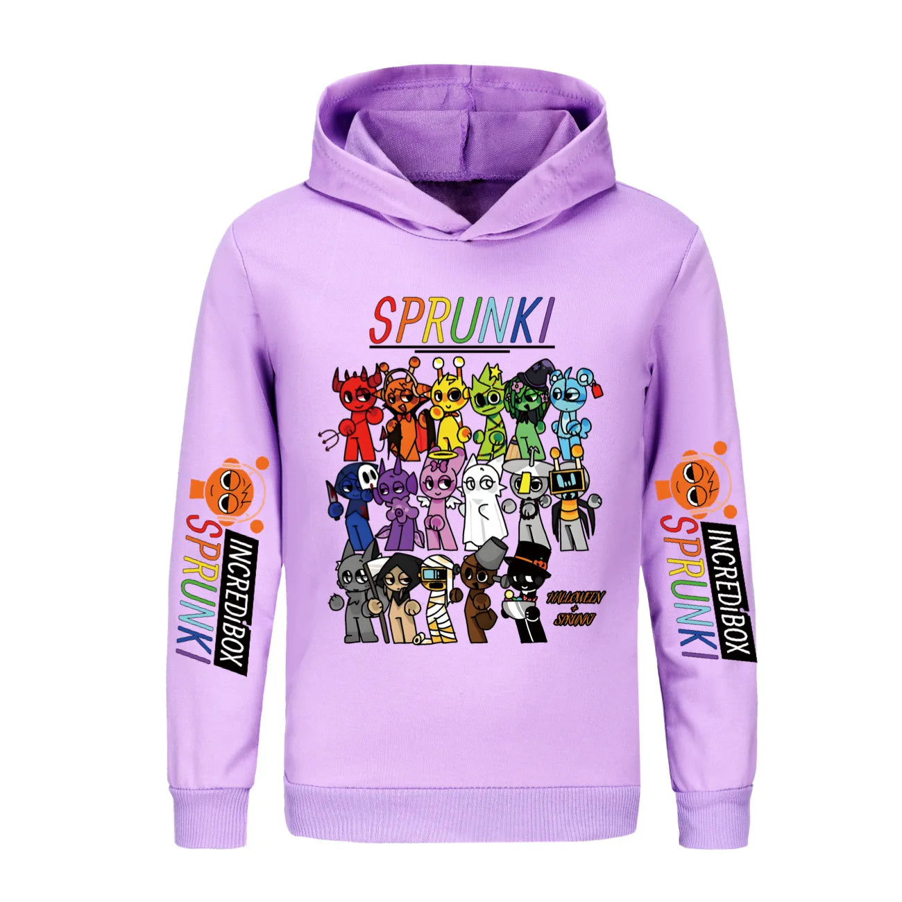 Hot Cartoon Sprunki Clothes Kids Game Incredibox Sweatshirts Baby Girls Outerwear Boys Pullover Coats Children's Top Clothing