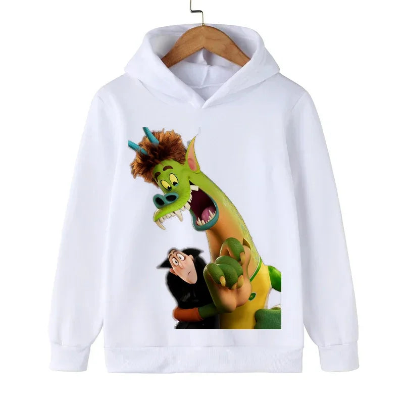 Hotel Transylvania New Cartoon 2-14 Years Old Kids Boys Hoodies Sweatshirts for Autumn Coats Teenager Boy Clothes Kid Girls Tops