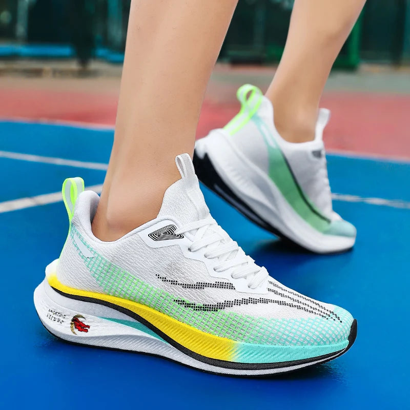 Marathon Men Casual Sneakers AirCushion Breathable Running Shoe Comfortable Gym Tenis Masculino Women Athletic Training Footwear