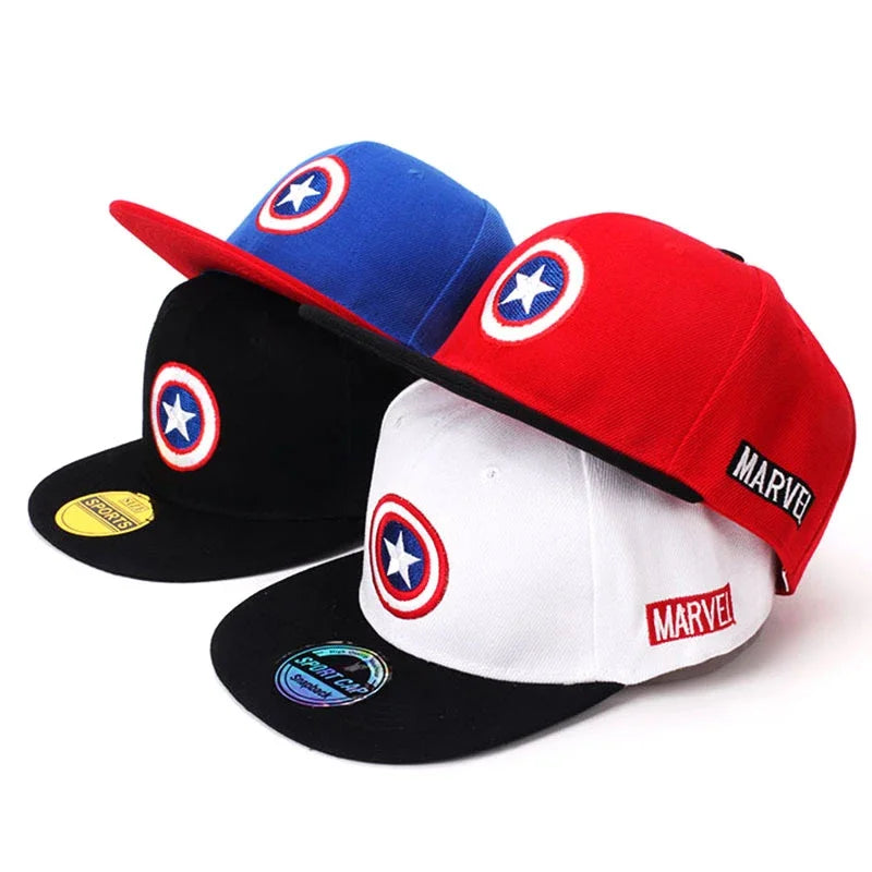 2024 Disney Spiderman Cartoon Baby Hat Kids Baseball Cap Boy Girl Marvel Caps Snapback Hip Hop Child Toddler Cap Adjustable