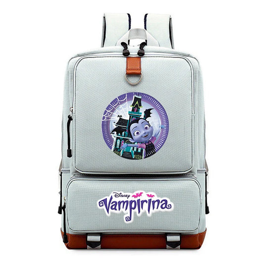 Disney Vampirina Backpack For Boys Girls Travel Shoulder Backpack Men Women Large Capacity Daily Bookbag Mochila