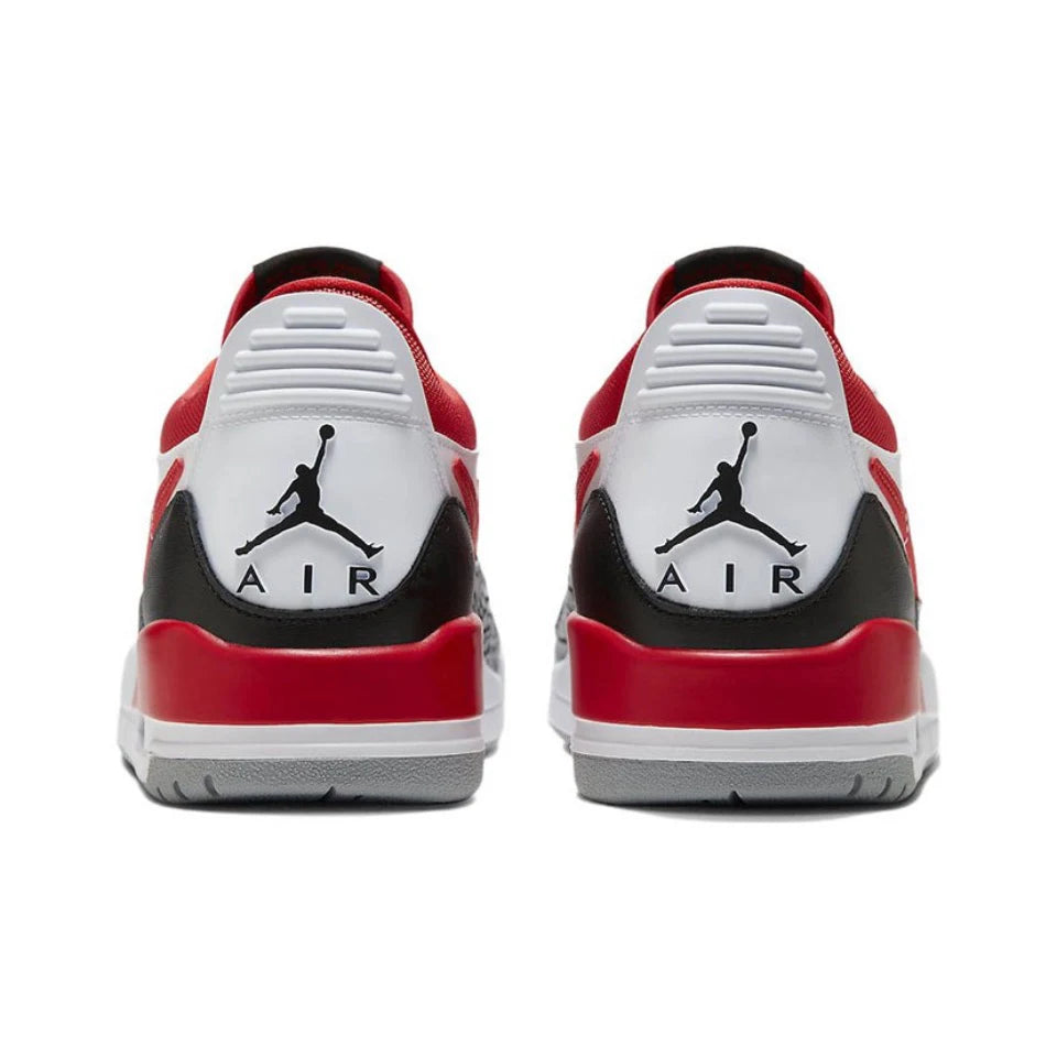 Original Air Jordan Legacy 312 Low 'Bulls' For Men's Red Black White Retro Casual Classic Street Basketball Shoes  CD7069-160