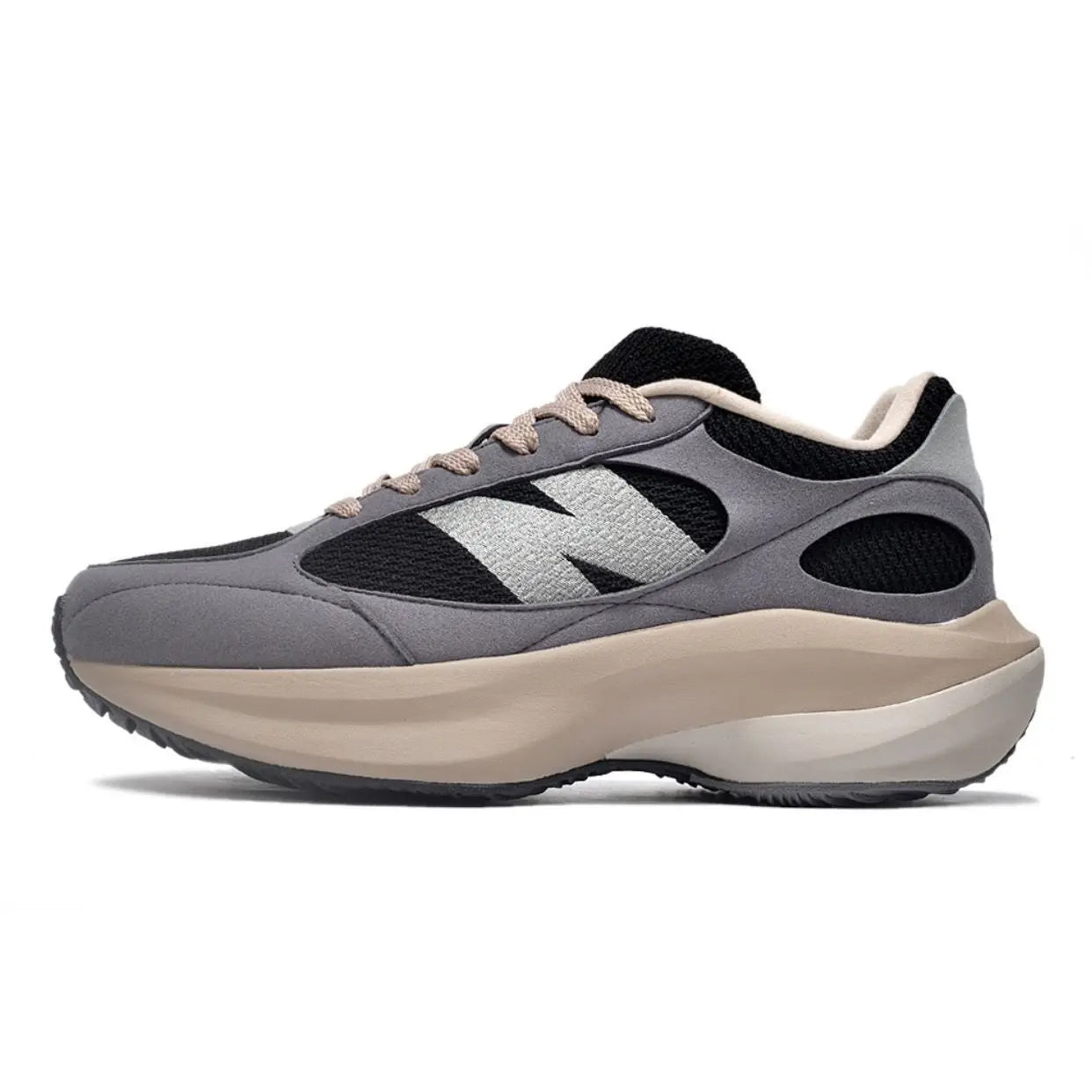 New Balance NB Warped Runner Thick Sole Walking Dad Shoes Height Increased Unisex Shockproof Durable Clunky Sneakers