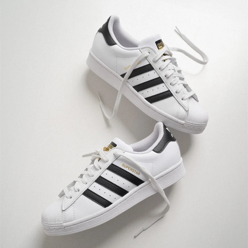 original adidas superstar Unisex skateboard sneakers classics black white outdoor comfortable sports shoes