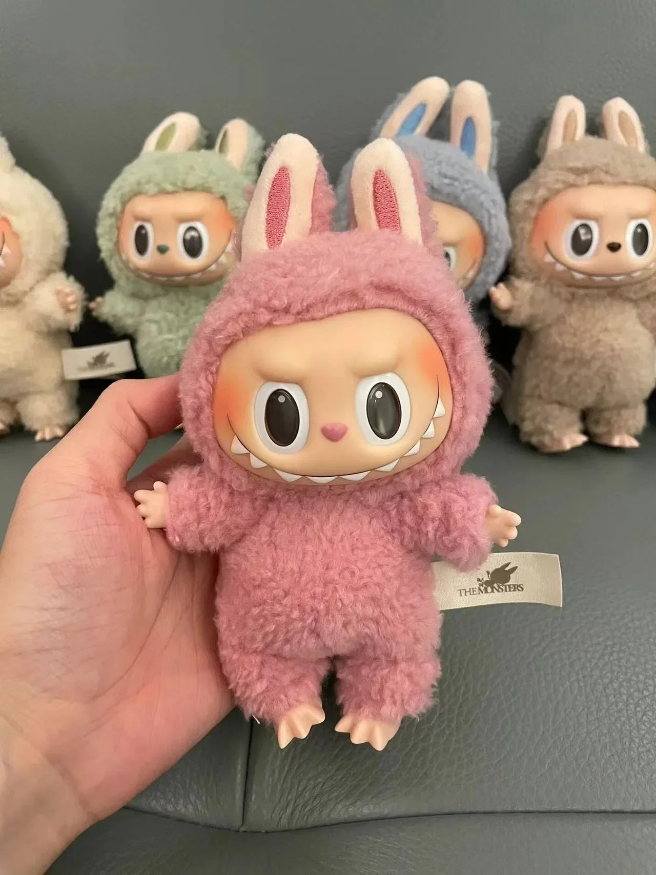 Hot Sale Anime Figure Labubu Have A Seat Series Vinyl Pendant Doll Model Toy Cute Monster Replica Keychain Toys Birthday Gifts